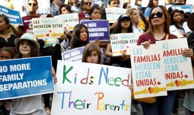 احتجاجات شعبية في جميع أرجاء أمريكا ضد سياسة فصل أطفال المهاجرين