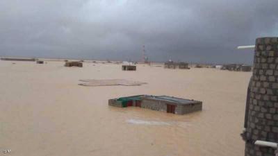 الإعصار "لبان" يحيل "محافظة المهرة" إلى منطقة منكوبة